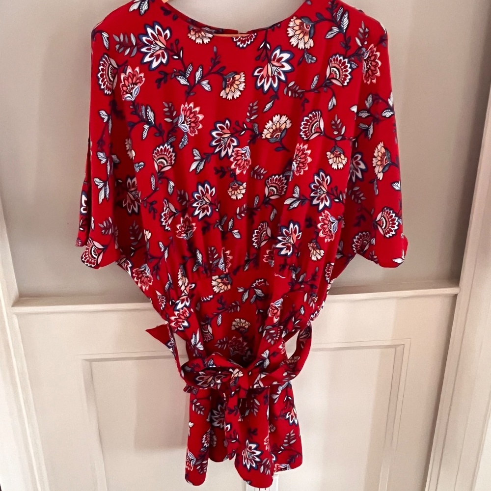 Floral Skort Romper